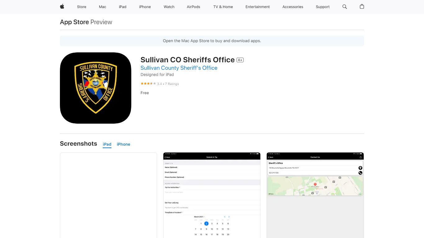 Sullivan CO Sheriffs Office 4+ - App Store